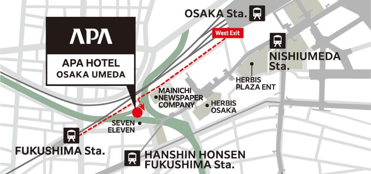 Apa Hotel Osaka Umeda Ngoại thất bức ảnh